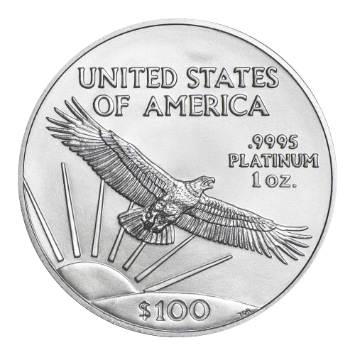 Pièce 1 once de platine Aigle américain 2020 | Monnaie des États-Unis