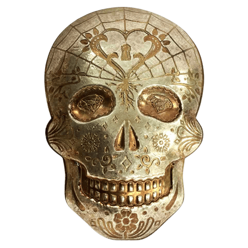 10 oz Hand Poured Silver Skull | Monarch Precious Metals