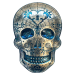 10 oz Hand Poured Silver Skull | Monarch Precious Metals