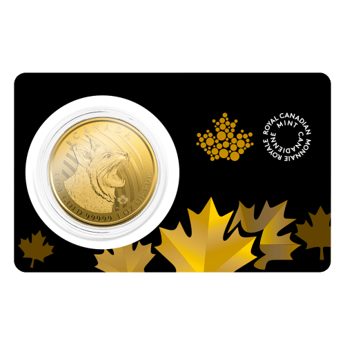 1 oz 2020 Call of the Wild Series Bobcat Gold Coin | Royal Canadian Mint