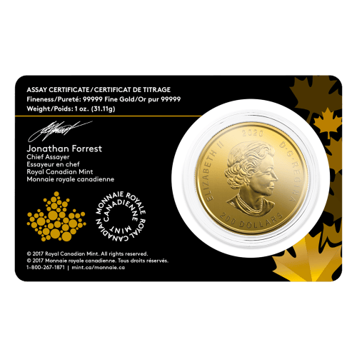 1 oz 2020 Call of the Wild Series Bobcat Gold Coin | Royal Canadian Mint