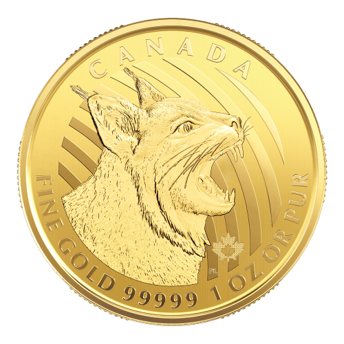 1 oz 2020 Call of the Wild Series Bobcat Gold Coin | Royal Canadian Mint