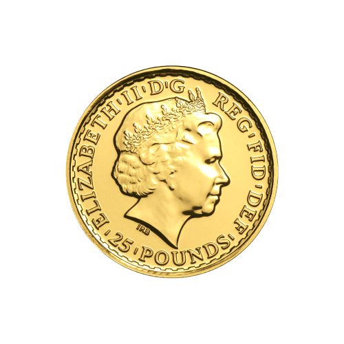 Pièce 1/4 once d'or Britannia Année aléatoire | Le Monnaie royale
