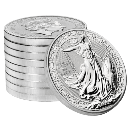 1 oz 2020 Britannia Oriental Border Silver Coin | Royal Mint