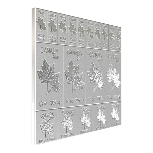 2 oz 2019 Maple Leaf Flex Multibar Silver Bar | Royal Canadian Mint