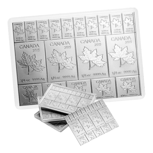 2 oz 2019 Maple Leaf Flex Multibar Silver Bar | Royal Canadian Mint
