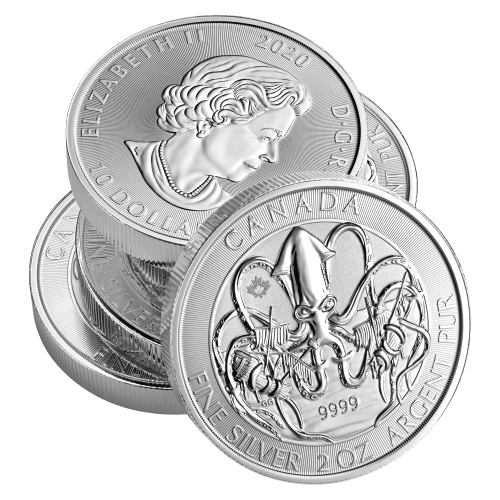 2 oz 2020 Creatures of the North: Kraken Silver Coin | Royal