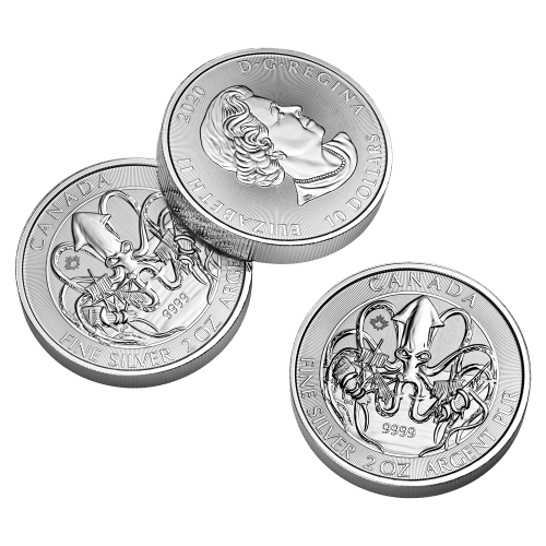 2 oz 2020 Creatures of the North: Kraken Silver Coin | Royal