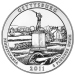 Pièce 5 onces d'argent Amérique la Belle : Gettysburg National Military Park 2011 | Monnaie des États-Unis