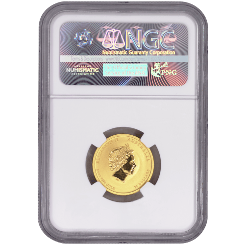 Pièce 1/4 once d'or MS-69 Lunaire Année du Singe Année aléatoire