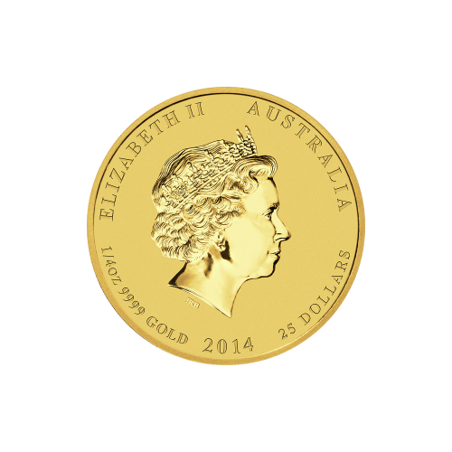 1/4 oz 2014 Lunar Year of the Horse Gold Coin | Perth Mint