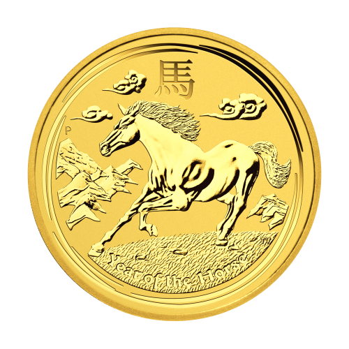 1/2 oz 2014 Lunar Year of the Horse Gold Coin | Perth Mint