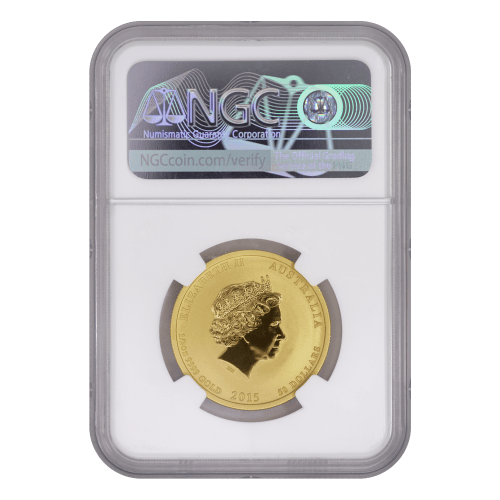 Pièce 1/2 once d'or MS-69 Lunaire Année de la Chèvre Année aléatoire | Monnaie de Perth
