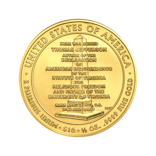 Pièce 1/2 once d'or Première épouse Année aléatoire