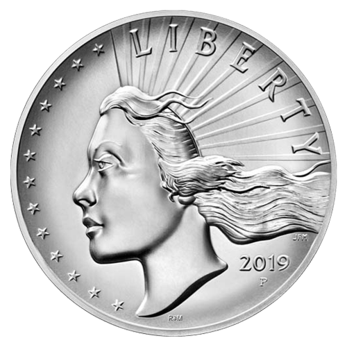 2.5 oz 2019 America Liberty High Relief Silver Medal | United States Mint