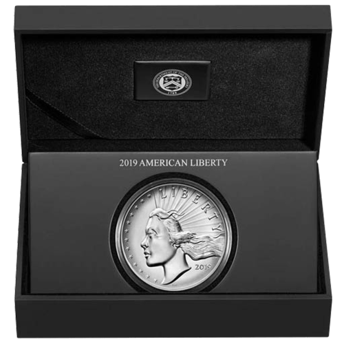 2.5 oz 2019 America Liberty High Relief Silver Medal | United States Mint