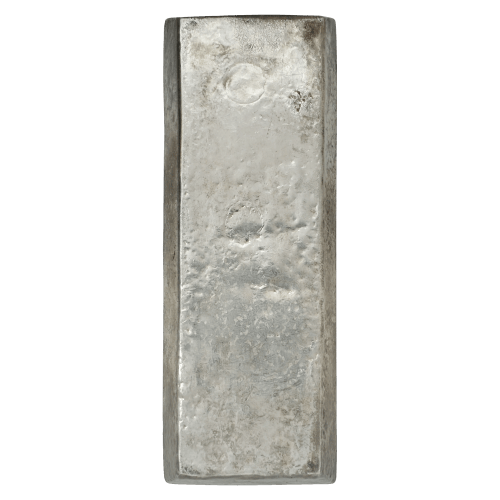Lingot 100 onces d'argent vintage London | Johnson Matthey