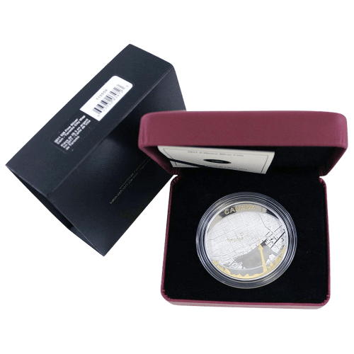 2 oz 2011 Toronto City Map Silver Coin | Royal Canadian Mint