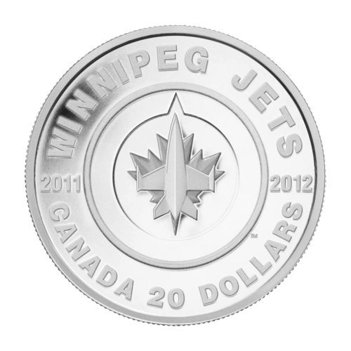 1 oz 2011 Winnipeg Jets Silver Coin | Royal Canadian Mint | Silver