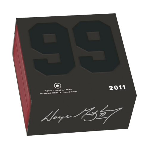 Pièce 1 once d'argent hologramme Wayne et Walter Gretzky 2011