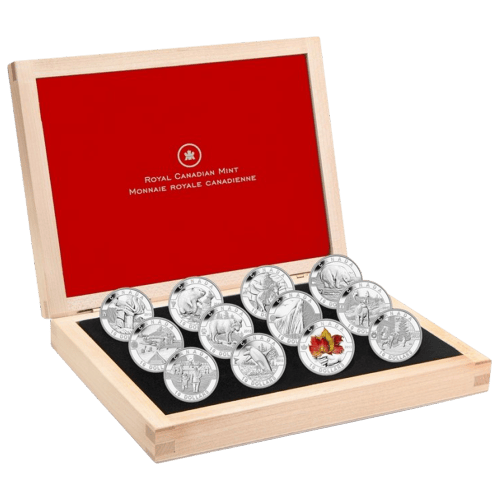 Set of 12 x 1/2 oz 2013 O'Canada Series | Royal Canadian Mint
