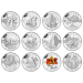 Set of 12 x 1/2 oz 2013 O'Canada Series | Royal Canadian Mint