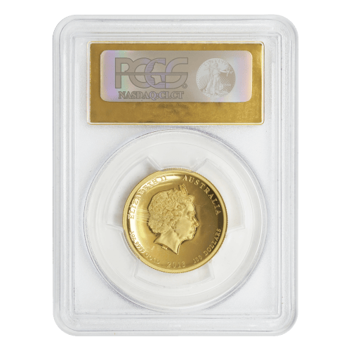 1 oz 2013 Lunar Year of The Snake PR-70 Gold Coin | Perth Mint