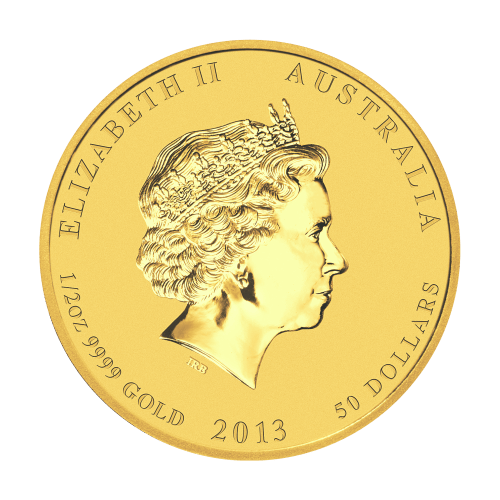 1/2 oz 2013 Lunar Year of the Snake Gold Coin | Perth Mint