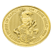 Pièce 1 once d'or Les Bêtes de la Reine : Cheval blanc de Hanovre 2020 | La Monnaie royale