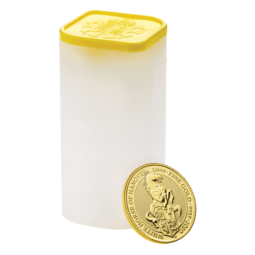 1/4 oz 2020 Queen's Beasts White Horse of Hanover Gold Coin | The