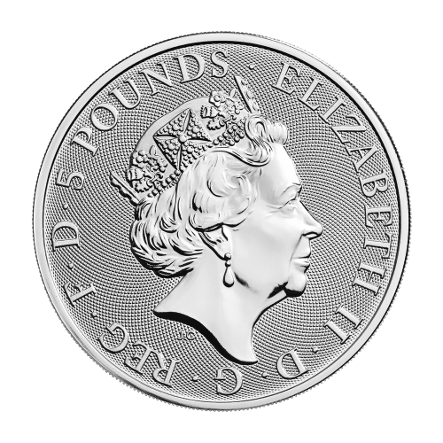 Pièce 2 onces d'argent Les Bêtes de la Reine : Cheval blanc de Hanovre 2020 | La Monnaie royale