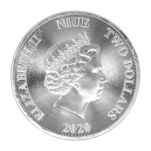 Pièce 1 once d'argent Lion rugissant 2020