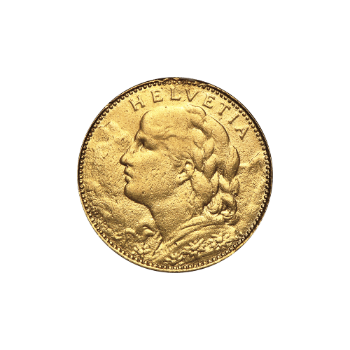 Random Year 10 Swiss Franc Gold Coin