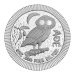Pièce 1 once d'argent Chouette de Minerve empilable 2020 | Monnaie de SilverTowne