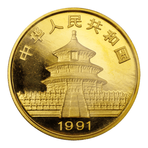 1 oz 1991 Chinese Panda Gold Coin | Chinese Mint