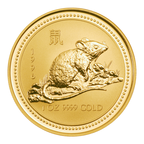 1 oz 1996 Lunar Year of the Mouse Gold Coin | Perth Mint
