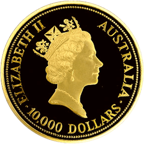 Pièce 1 kilo en or Pépite Kangourou 1991 | Monnaie de Perth