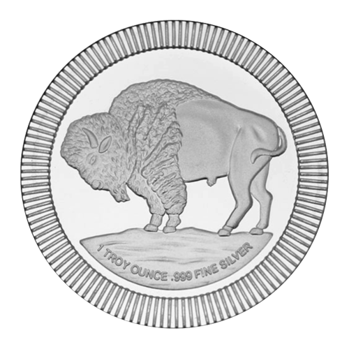 1 oz Buffalo Stackable Silver Round | Silvertowne Mint