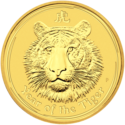 2 oz 2010 Lunar Year of the Tiger Gold Coin | Perth Mint
