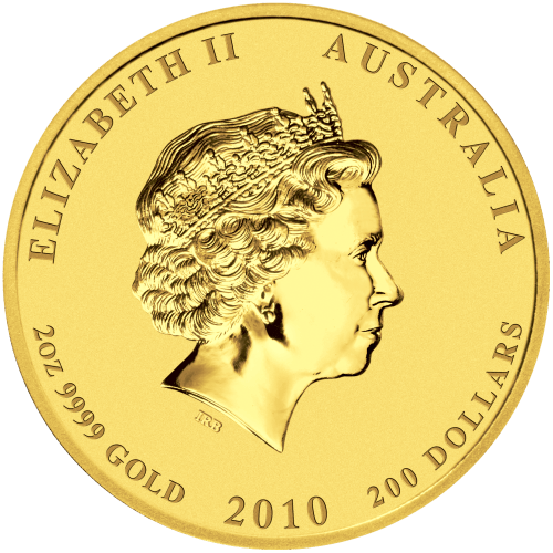 2 oz 2010 Lunar Year of the Tiger Gold Coin | Perth Mint