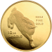 12 oz 1987 Singapore Rabbit Gold Round