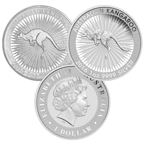 1 oz Random Year Australian Kangaroo Silver Coin | Perth Mint