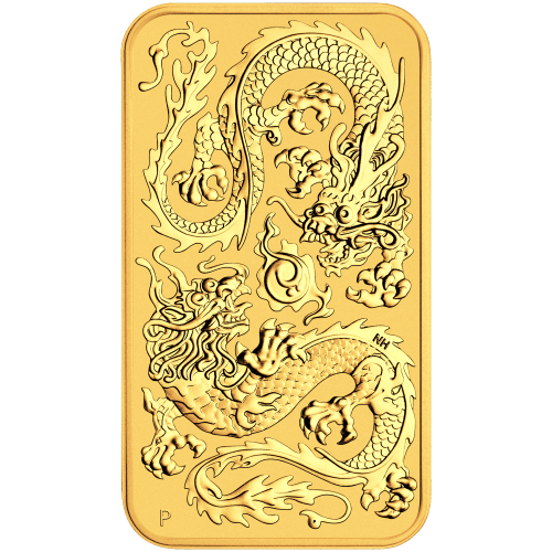 1 oz 2020 Dragon Gold Rectangular Coin | Perth Mint
