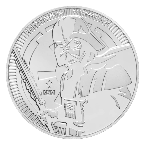Pièce 1 once d'argent Star Wars : Dark Vador 2019 | Monnaie de Nouvelle-Zélande