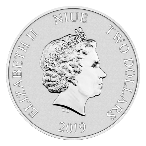 Pièce 1 once d'argent Star Wars : Dark Vador 2019 | Monnaie de Nouvelle-Zélande