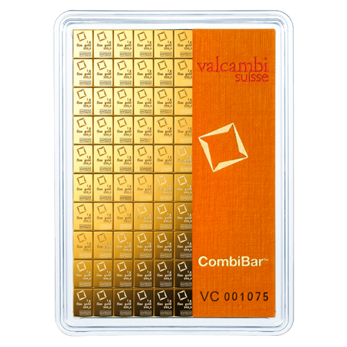 100 gram (100 x 1 g) Gold CombiBar | Valcambi