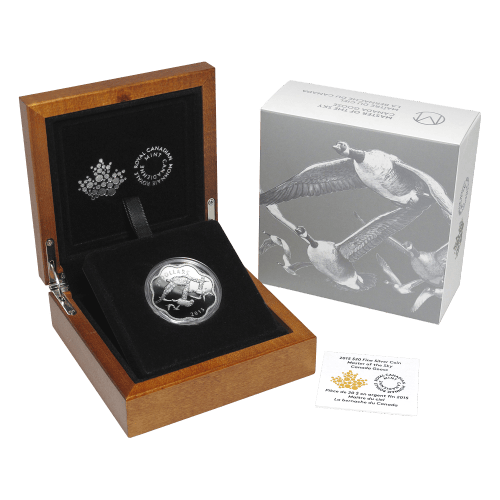 3/4 oz 2015 Silver Master of the Sky Canada Goose
