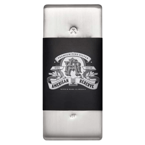 100 oz American Reserve Silver Bar | Asahi Refining