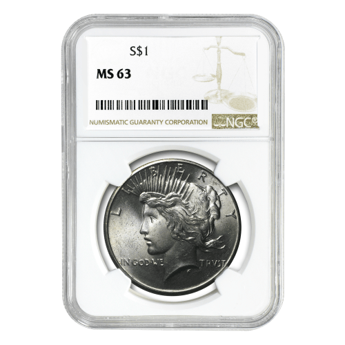 Random Year Peace Silver Dollar MS-63 Silver Coin | United States Mint