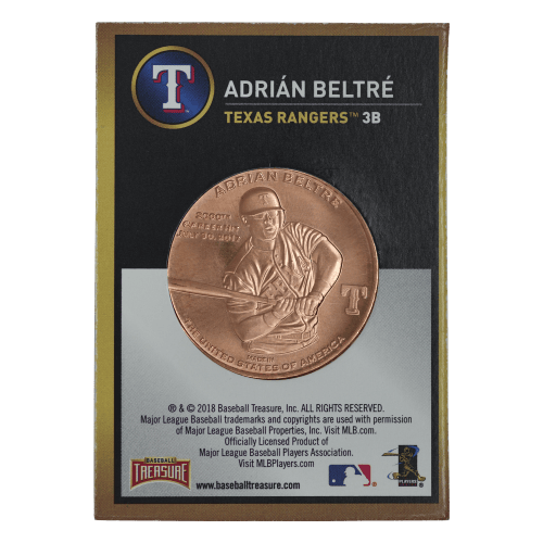 1 oz 2018 Baseball Treasure MLB Copper Round